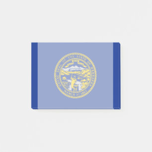 Post-it® Design du drapeau de l'État du Nebraska