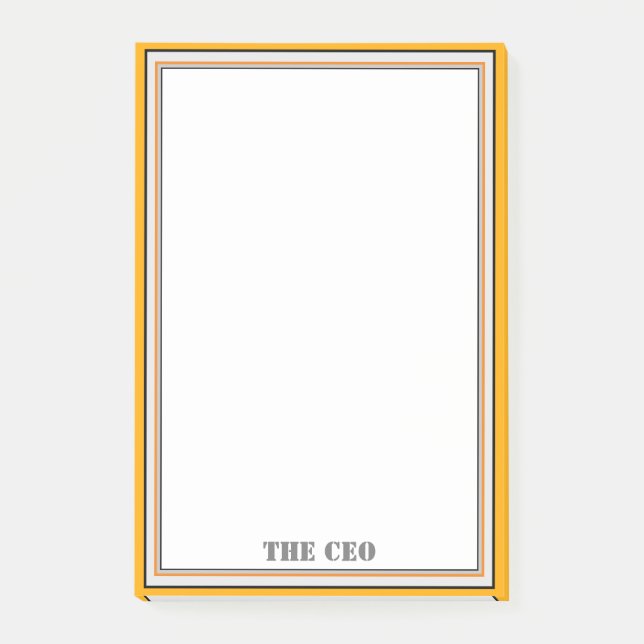 Post-it® Design élégant classique (Devant)