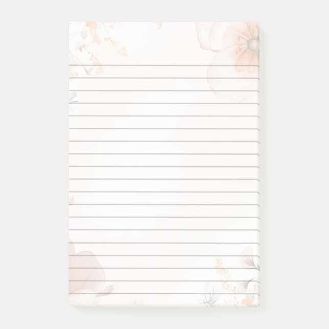 Post-it® Design floral (Devant)