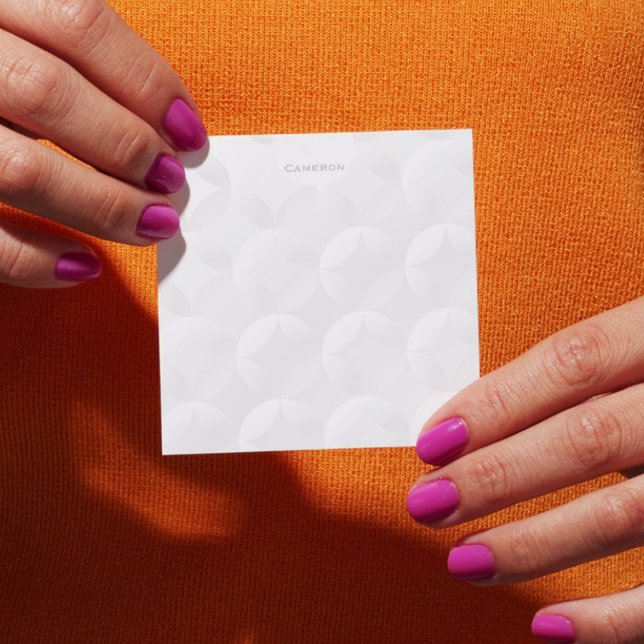 Post-it® Design graphique des ombres blanches personnalisée (Créateur téléchargé)