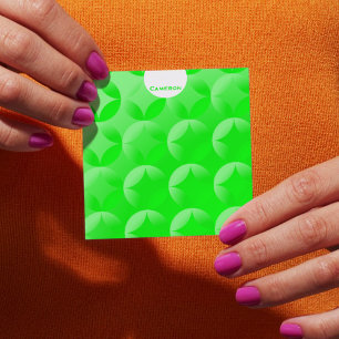 Post-it® Design graphique vert citron personnalisé
