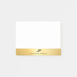 Post-it® Design professionnel moderne élégant Modèle Gold L