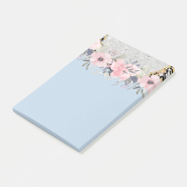 Post-it® Design Propre Jolie Fille Rose Papier à lettres fl (Incliné)