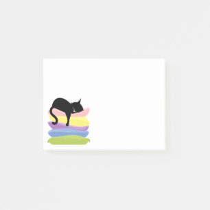 Post-it® Dessin animé de chat drôle personnalisé