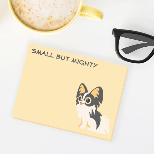 Post-it® Dessin animé de Chihuahua mignon aux longs poils (Créateur téléchargé)