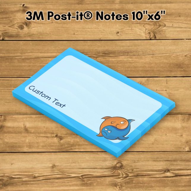 Post-it® Dessin animé de poissons Yin Yang (Créateur téléchargé)