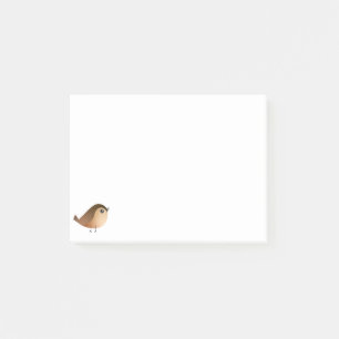 Post-it® Dessin animé d'oiseau moineau mignon