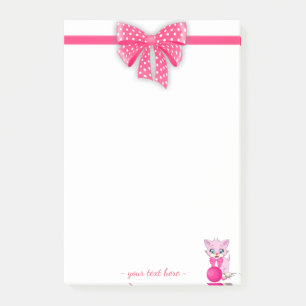 Post-it® Dessin Cutie Pink Kitten