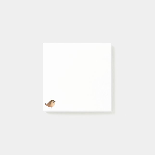 Post-it® Dessin d'Oiseau de Bruant (Devant)