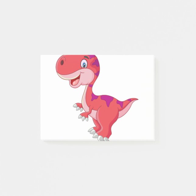 Post-it® dessin du dinosaure 9.Tyrannosaurus - dinosaure (Devant)