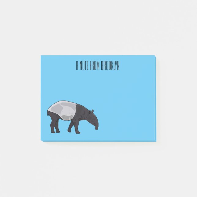 Post-it® Dessin sur Tapir (Devant)