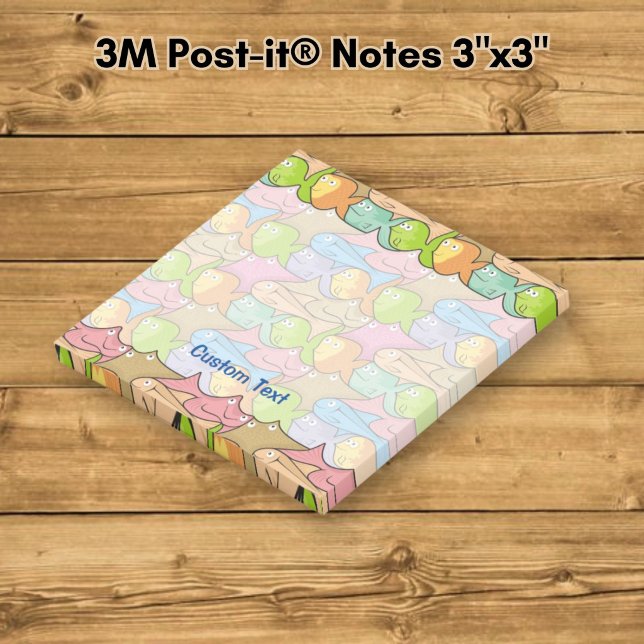 Post-it® Dessins Animés de Poissons (Créateur téléchargé)