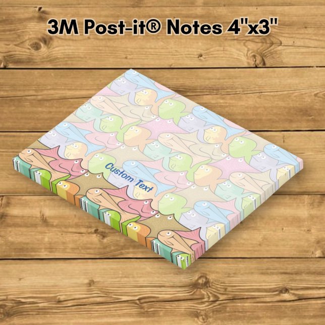 Post-it® Dessins Animés de Poissons (Créateur téléchargé)