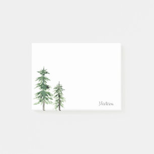 Post-it® Deux pins aquarelles