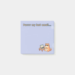 Post-It d'humour de bureau   Selon mon dernier cou