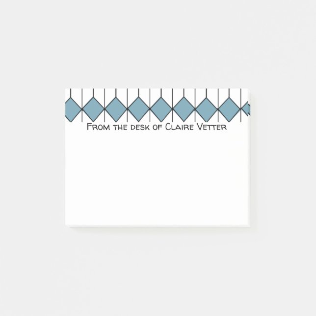 Post-it® Diamants Art déco et hexagones (Devant)