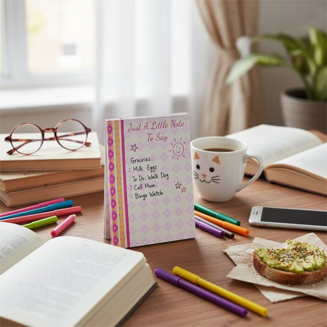 Post-it® Diamants peints en rose et jaune (Just a little note to say… you need this cutie.)
