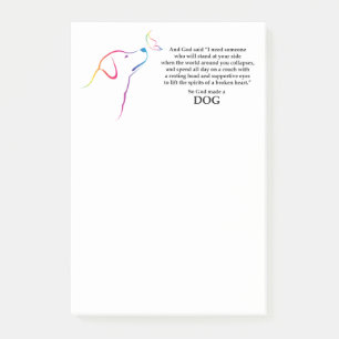 Post-it® Dieu a fait un chien
