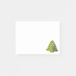 Post-it® Dinosaure d'hiver Green Christmas Tree Fête