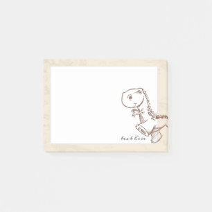 Post-it® dinosaure, dinosaure mignon, style vintage