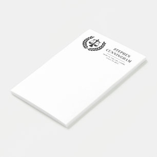 Post-it® Diplôme de droit moderne personnalisé