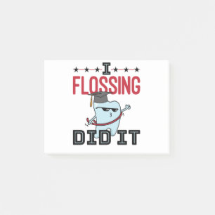 Post-it® Diplôme de l'école dentaire Dentist Funny Flossing