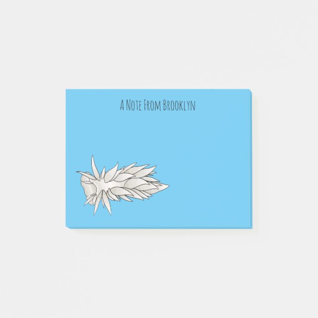 Post-it® Dirona albolineata nudibranche dessin animé (Devant)