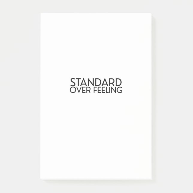 Post-it® Discipline Over Motivation Minimalist  (Devant)