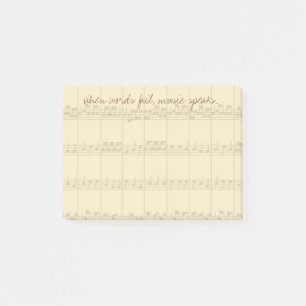 Post-it® Discours de musique