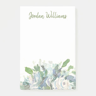 Post-it® Disposition de ressort - bouquet d'aquarelle