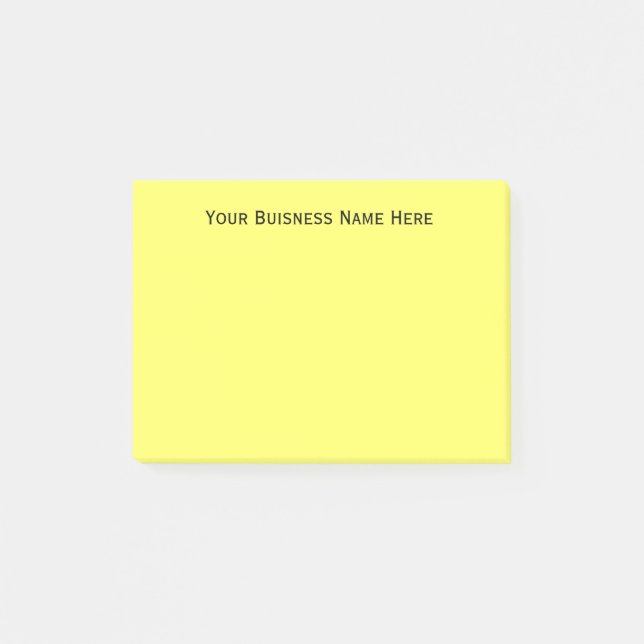 Post-it® DO-IT-YOURSELF Nom professionnel personnalisé simp (Devant)