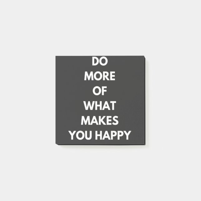 Post-it® do more of what makes you happy (Devant)