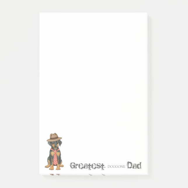 Post-it® Doberman Pinscher Papa (Devant)