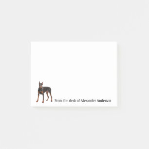 Post-it® Doberman Pinscher Personnaliser les notes