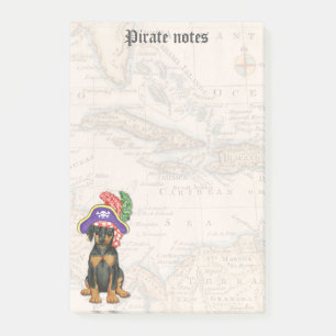 Post-it® Doberman Pinscher Pirate