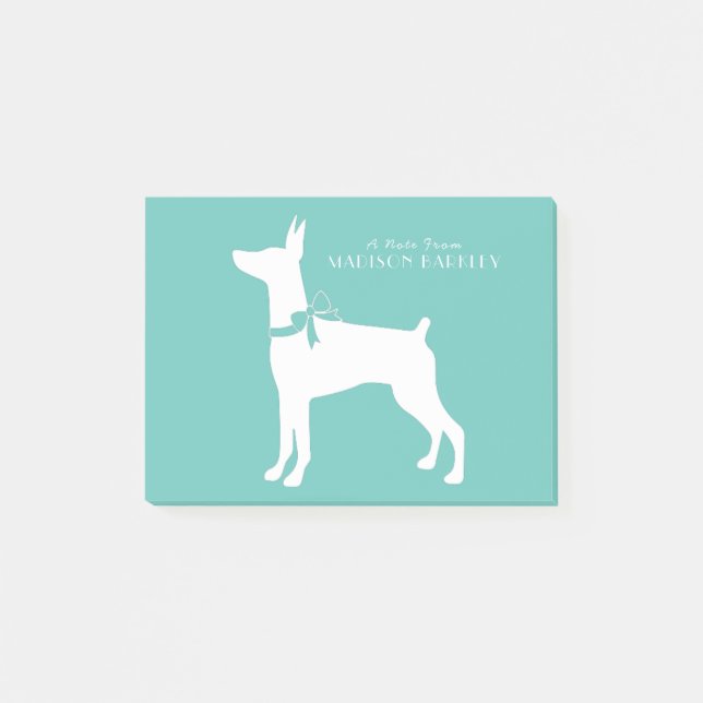 Post-it® Dobermann Pinscher Chien Chien Puppy Dobie (Devant)