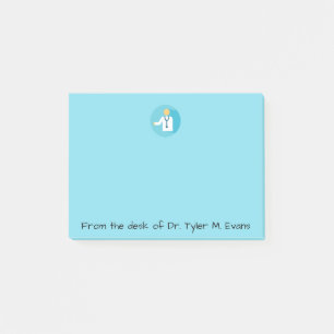 Post-it® Docteur notes bleues