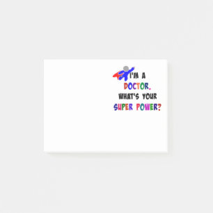 Post-it® Docteur Superhero conception personnalisée