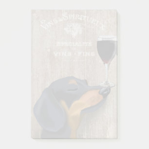Post-it® Dog Au Vin Dachshund