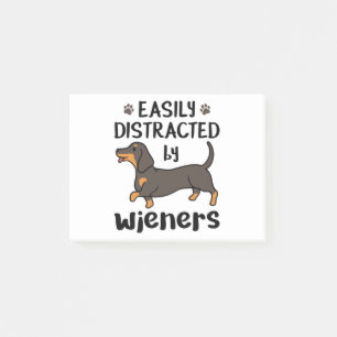 Post-it® Dog Easily Distracted by Wieners