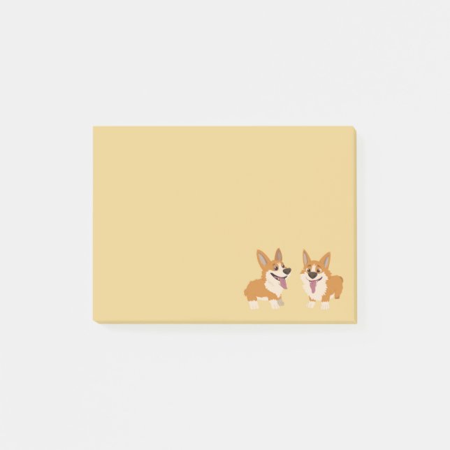Post-it® Dogs de Corgi (Devant)