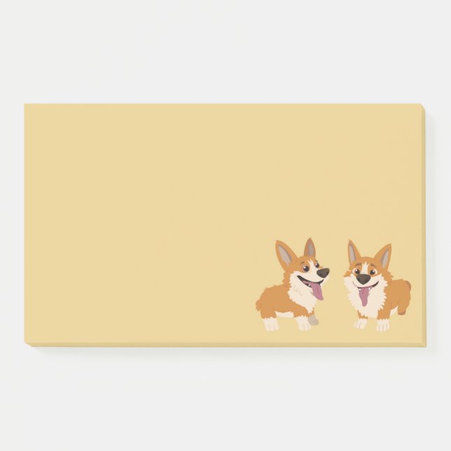 Post-it® Dogs de Corgi (Devant)