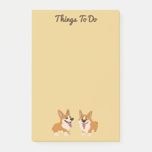 Post-it® Dogs de Corgi