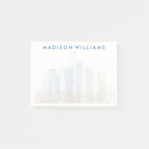 Post-it® Doha, Qatar Ville Skyline