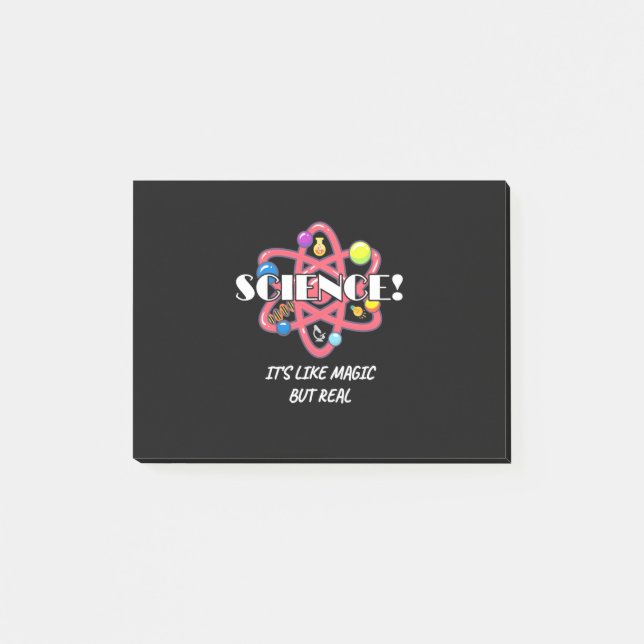 Post-it® Don de scientifique | La Chimie La Science Est Com (Devant)