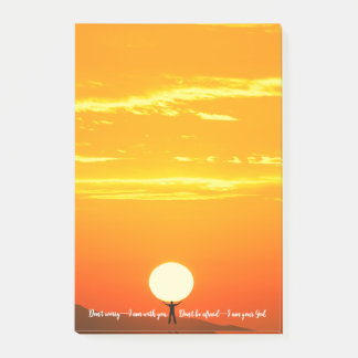 Post-it® Don’t worry, I am with you. -