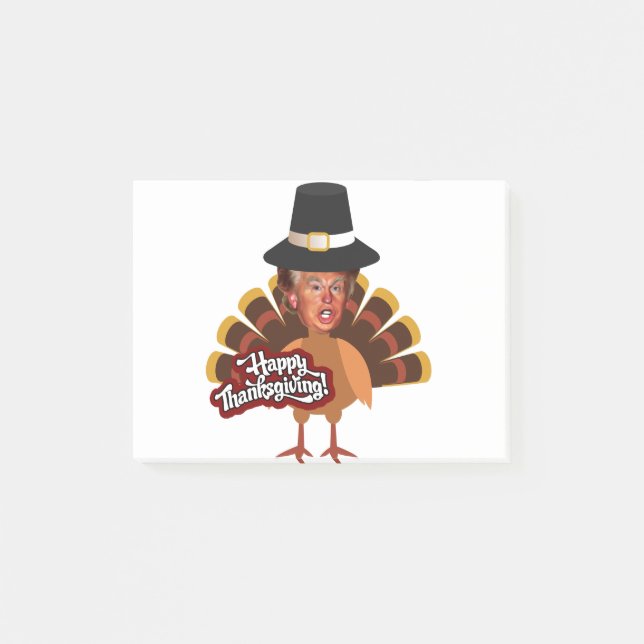 Post-it® donald trump thanksgiving turkey (Devant)