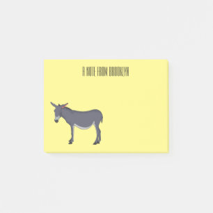 Post-it® Donkey cartoon
