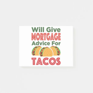 Post-it® Donnera des conseils hypothécaires pour Tacos Lend