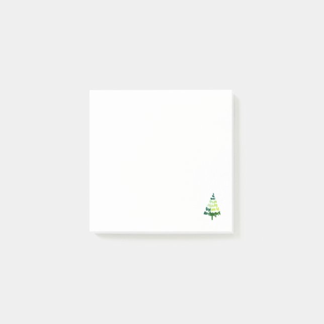 Post-it® Doodle Green Christmas Tree (Devant)